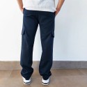 PANTALONE CARGO BAGGY BLUE