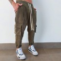 PANTALONE VELLUTO 9001 VERDE MILITARE