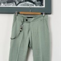 PANTALONE LINO  LIGHT GREEN