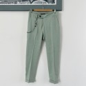 PANTALONE LINO  LIGHT GREEN