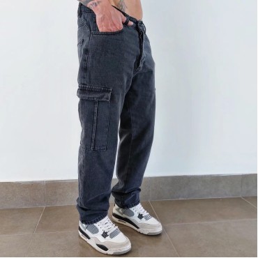 JEANS CARGO WIDE FIT...