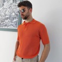 POLO IN FILO ARANCIO