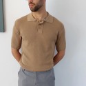 POLO IN FILO CAMEL