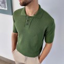 POLO IN FILO VERDE MILITARE